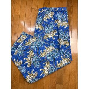 Printfresh Blue Bagheera Organic Cotton Pajama Pants Womens Size 5X
